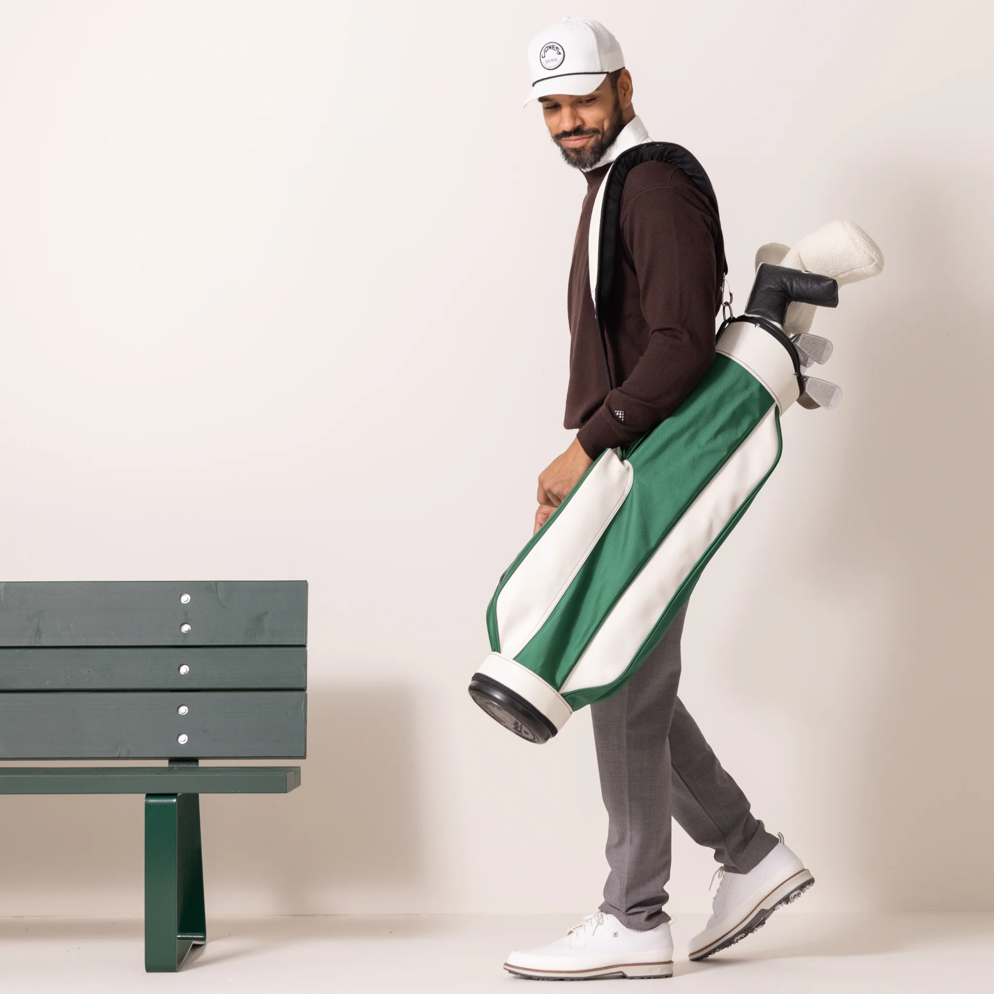 Original Jones Bag - Green/White - Image 7